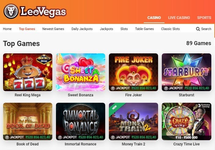 Leo Vegas Casino Site